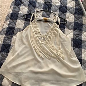 Wrangler fringe shirt